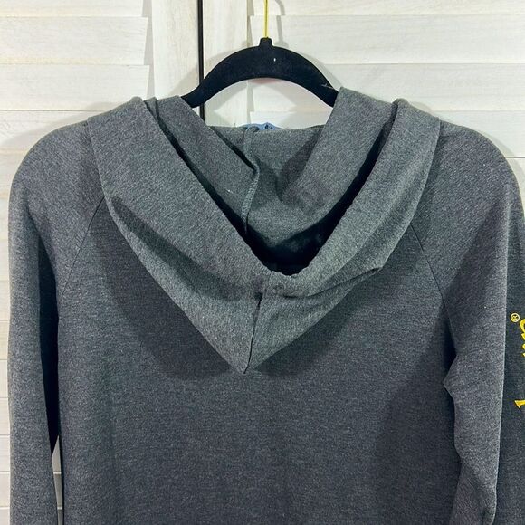 Simply Southern Small Gray Hoodie Lightweight Pullover - Picture 13 of 15